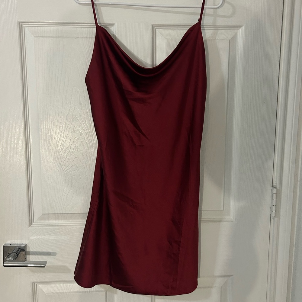 Altar'd State Burgundy Mini Dress
